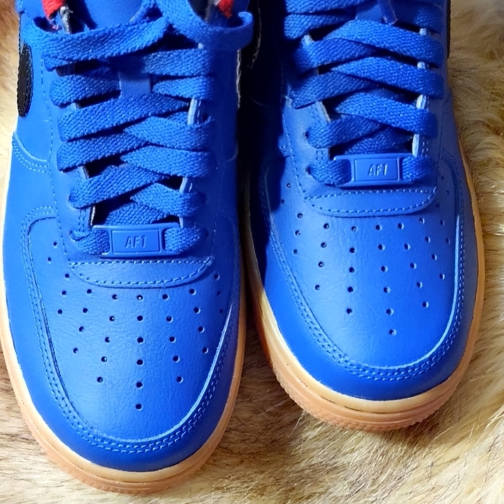 New Women's Air Force One sneakers Sz 6.5 animal print python snake - Picture 8 of 12